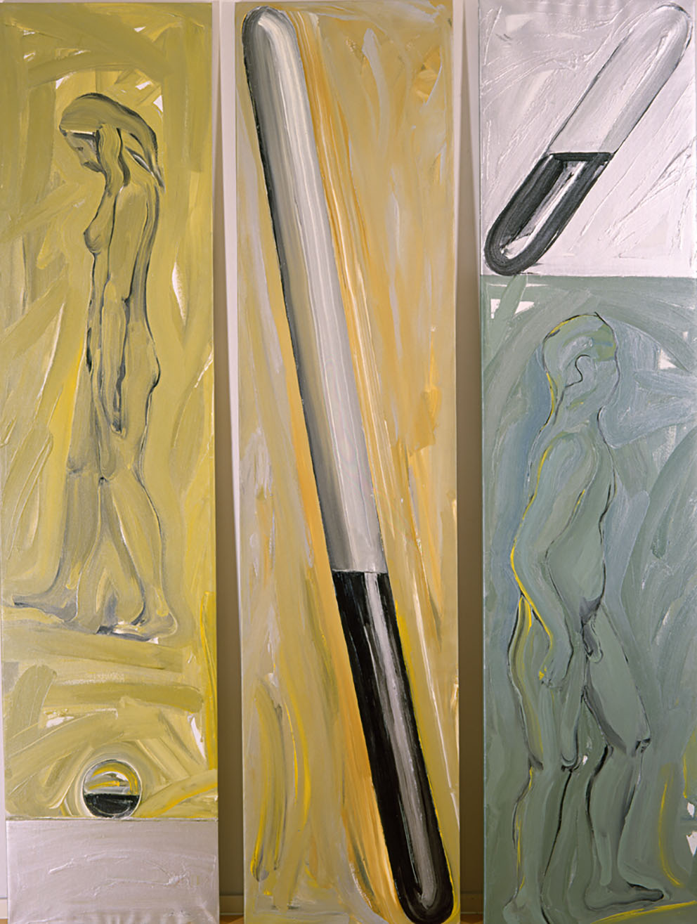 Sin título II, 1988. Acrílico / Tela, 245 x 180 cm.