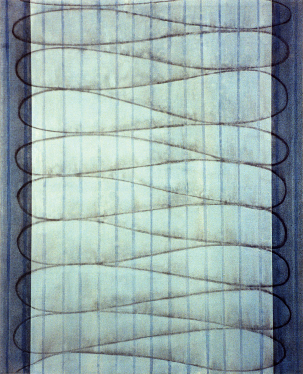 Rencontres I, 1995. Acrílico / Tela, 162 x 130 cm.