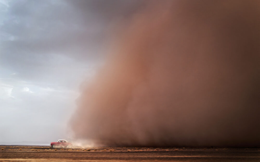 Miguel Monasterio. Tormenta, 2005. Fotografía en metacrilato, 60 x 80 cm.